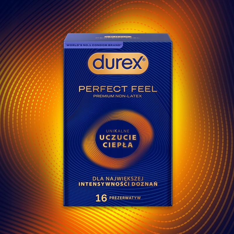 Анальні тонкі презервативи без латексу DUREX PERFECT FEEL з гелем gliss