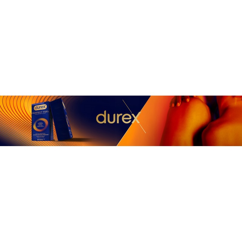 Анальні тонкі презервативи без латексу DUREX PERFECT FEEL з гелем gliss