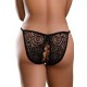 Сліпи HookUp REMOTE LACE PEEK-A-BOO розмір S/L чорні з анальною пробкою