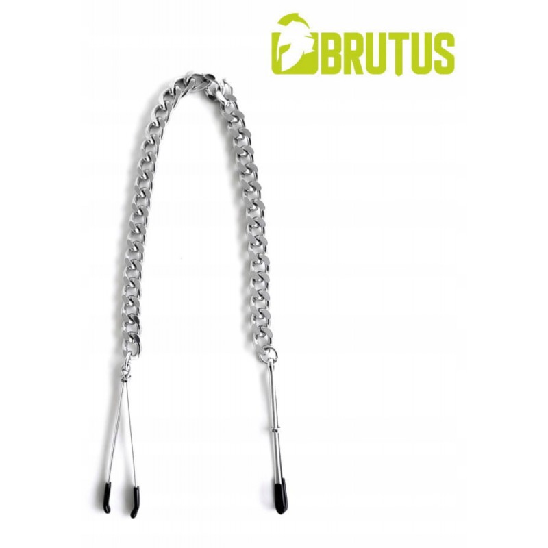 Твізер Nipple Clamps Срібло Брут