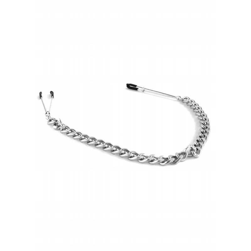 Твізер Nipple Clamps Срібло Брут