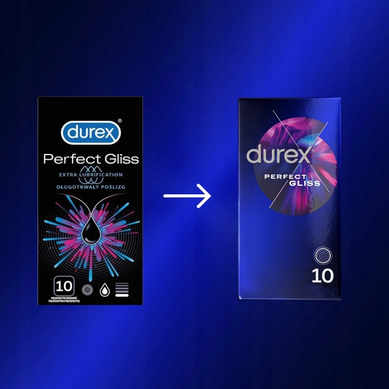 Презервативи DUREX PERFECT GLISS 10 шт. для анального сексу, ковзкі