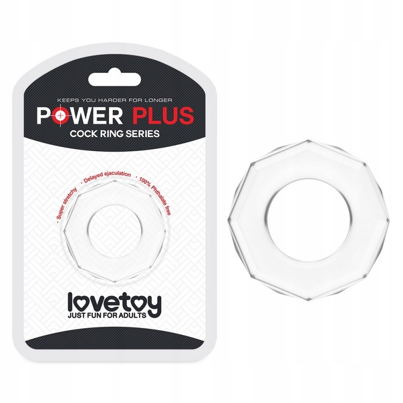 Кільце для пеніса Lovetoy Power Plus ср. 2 см прозоре