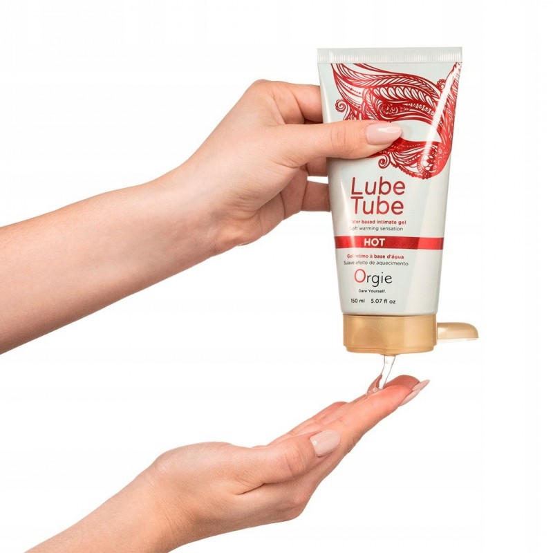 Зігріваючий водяний лубрикант Lube Tube Hot Orgie