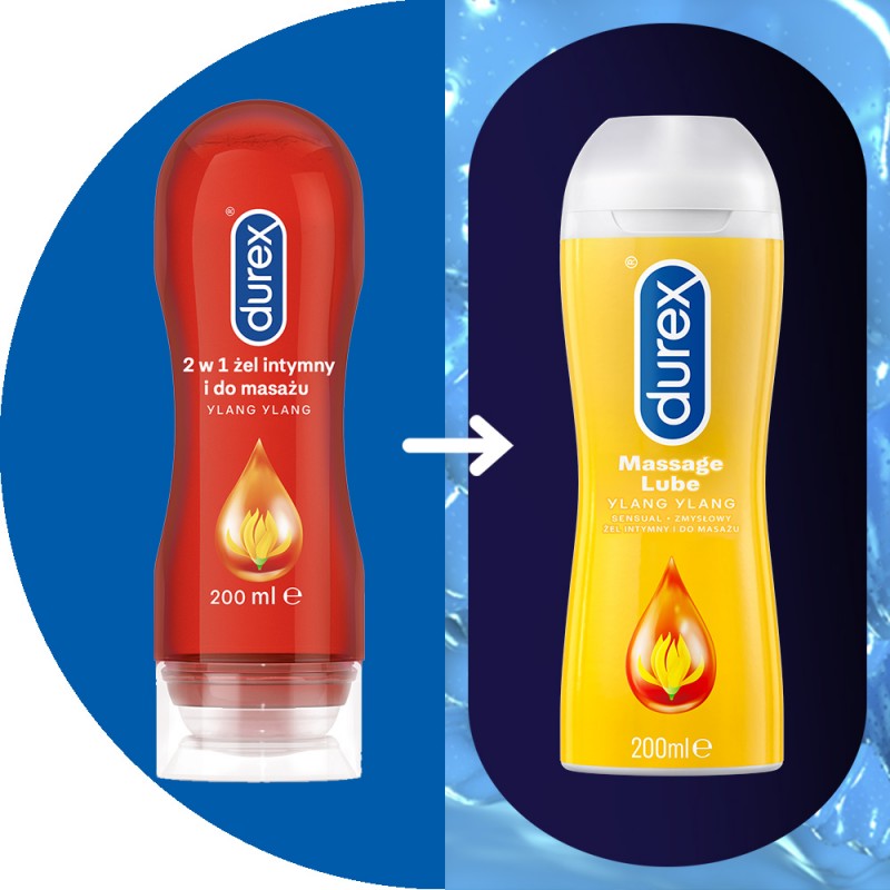 DUREX ІНТИМНИЙ ГЕЛЬ на водній основі зволожуючий лубрикант для секс-масажу YLANG