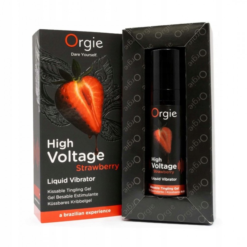 ВІБРАТОР РІДКИЙ ОРАЛЬНИЙ ORGIE СЕКСУАЛЬНИЙ VIBE STRONG ПОЛУНИЦЯ 15МЛ ПОТУЖНИЙ ОРГАЗМ