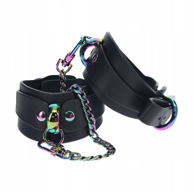 Ouch! Venice Collection Наручники Скорчені Чорний Iridescent Дизайн