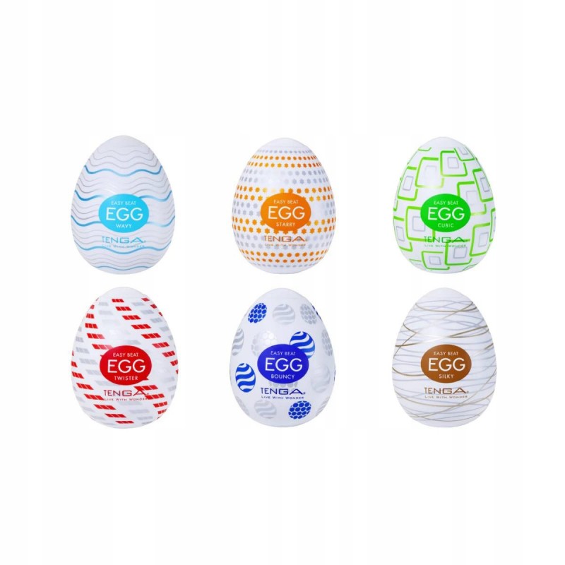 Мастурбатор одноразовий Egg Wavy Tenga