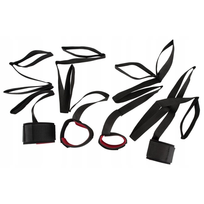 You2Toys Restraint Set - Набір з чотирьох регульованих манжет з ремінцями 1