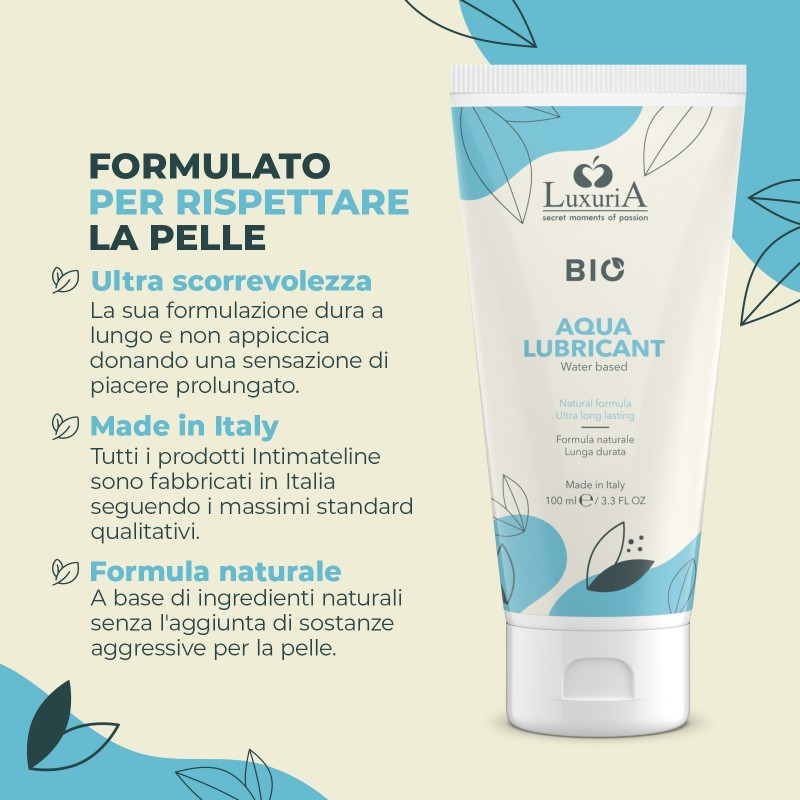 Любрикант Водяний Luxuria Bio Aqua Lubricant 100 Мл IntimateLine