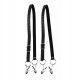 ЗАТИСКАЧІ ДЛЯ СТАТЕВИХ ГУБ РОЗВ'ЯЗУВАЧ Labia Spreader with Clamps - Black