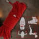 Мотузка БДСМ для пар, бондаж SHIBARI, мотузка для зв'язування, 5 м, червона