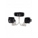 Heavy Collar і Wrist Cuffs Чорний