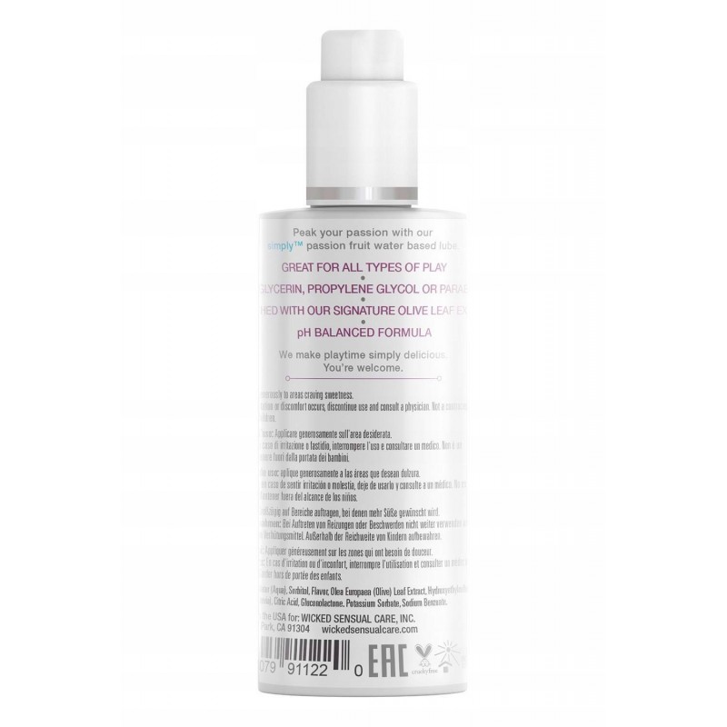WICKED SIMPLY LUBRICANT PASSION FRUIT 70МЛ