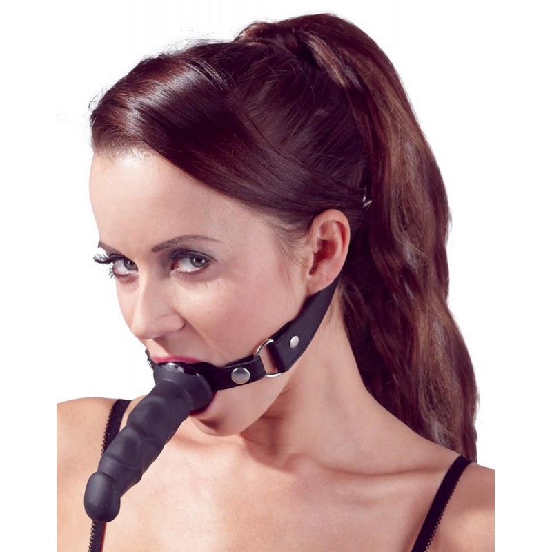 Gag with фалоімітатор