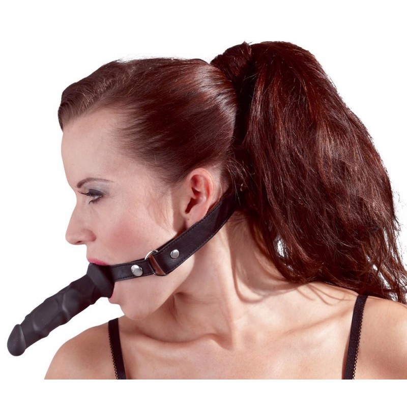 Gag with фалоімітатор