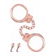 Меноттес pour poignets en métal or rose