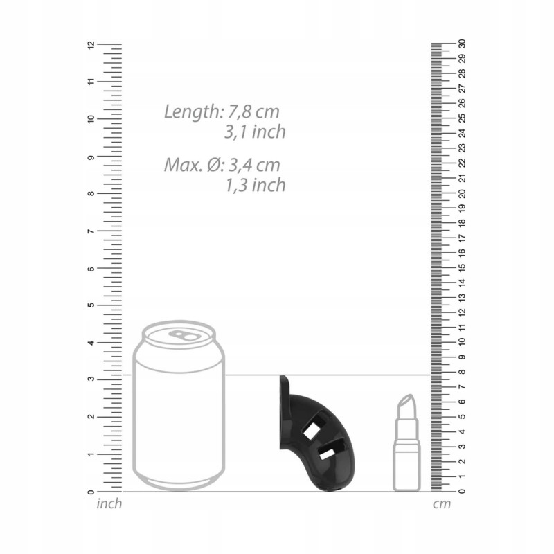 Модель 13 Chastity Cock Кейдж Black - 6,5 см