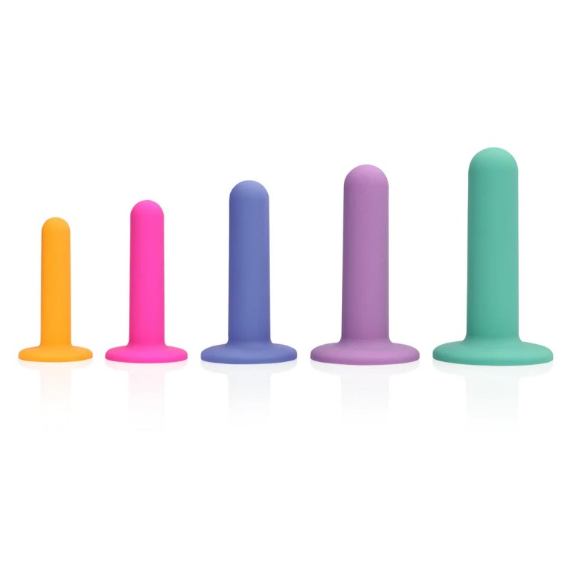 Силікон Vagina Dilator Set - багатоколірний