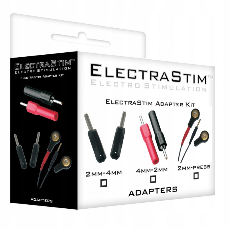 ElectraStim Адаптери з 2 мм на 4 мм - комплект для кабелів і електродів
