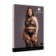 Two Piece with Halter Turtleneck and Pantie with Attached Stockings - OSX -