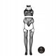 Two Piece with Halter Turtleneck and Pantie with Attached Stockings - OSX -
