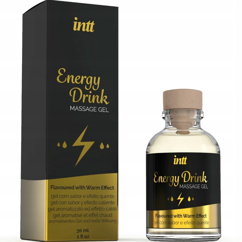 INTT Масажний гель Energy Drink 30мл з зігріваючим ефектом