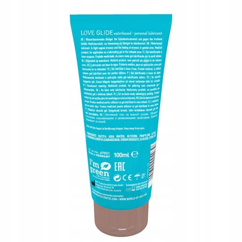 Гель- SHIATSU Love Glide waterbased 100мл