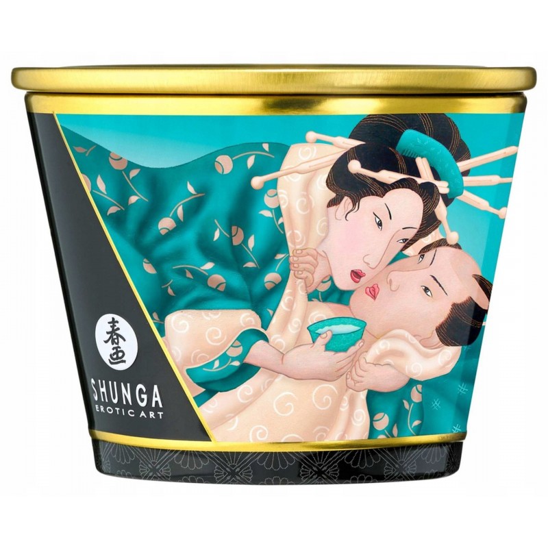 МАСАЖНА СВІЧКА SHUNGA SENSUAL 170МЛ АРОМАТ КВІТКИ ОСТРОВА 40ГОД
