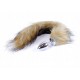 Анальна пробка з хвостиком лисиці Plug-Fox TAIL - Коричнева XL