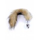 Анальна пробка з хвостиком лисиці Plug-Fox TAIL - Коричнева XL
