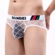 Чоловічі прозорі слипи SANDEI, сітка, еластичні, сексуальні - XL