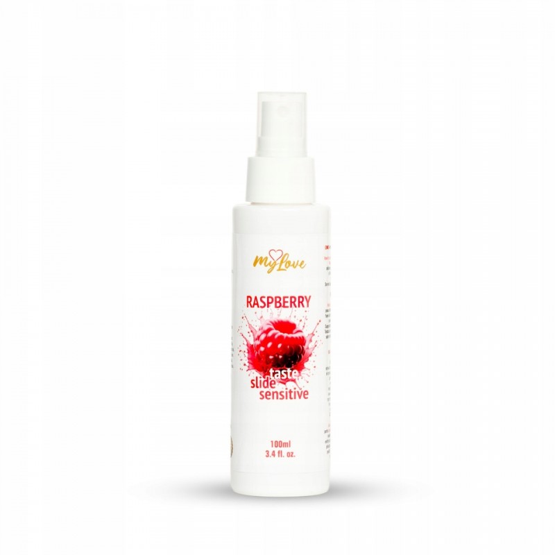 Гель інтимний малиновий - MyLove Taste Slide Sensitive Raspberry 100 мл