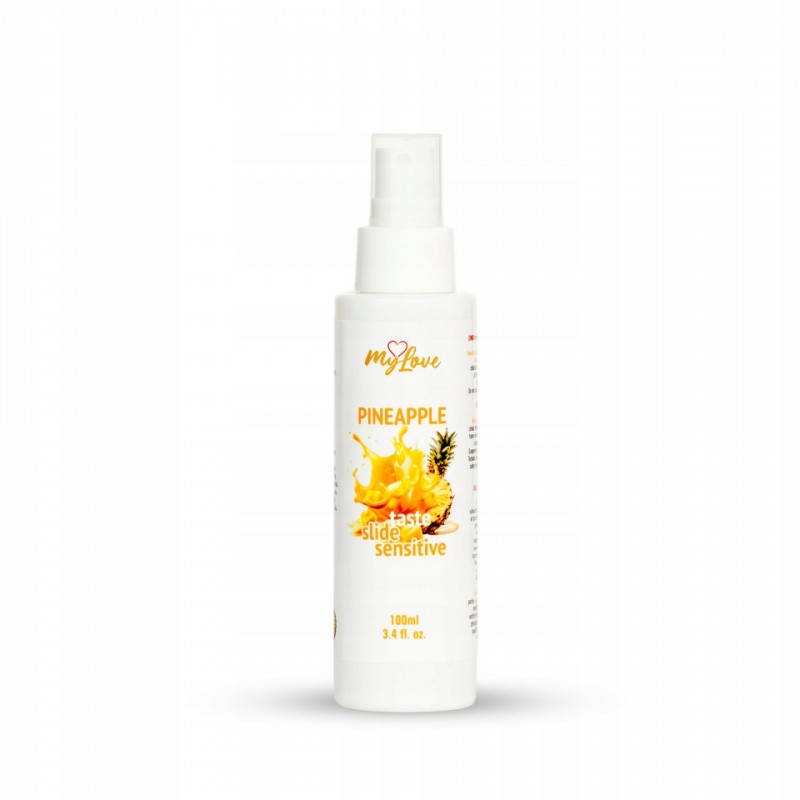 Гель інтимний ананасовий - MyLove Taste Slide Sensitive Pineapple 100 мл