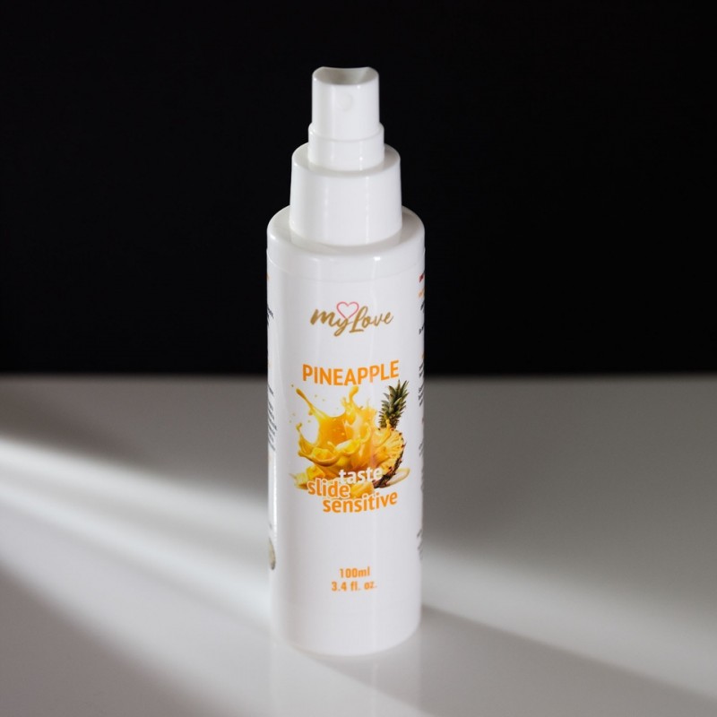 Гель інтимний ананасовий - MyLove Taste Slide Sensitive Pineapple 100 мл