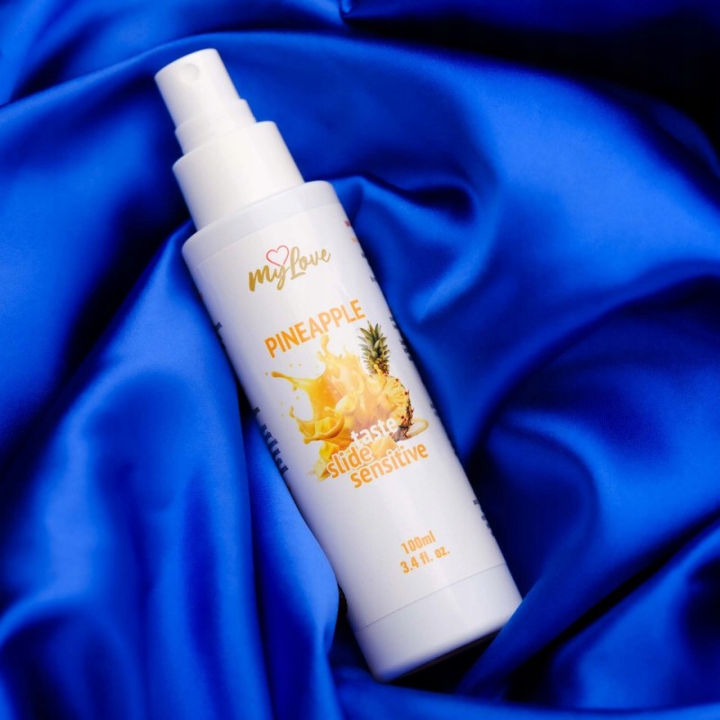 Гель інтимний ананасовий - MyLove Taste Slide Sensitive Pineapple 100 мл