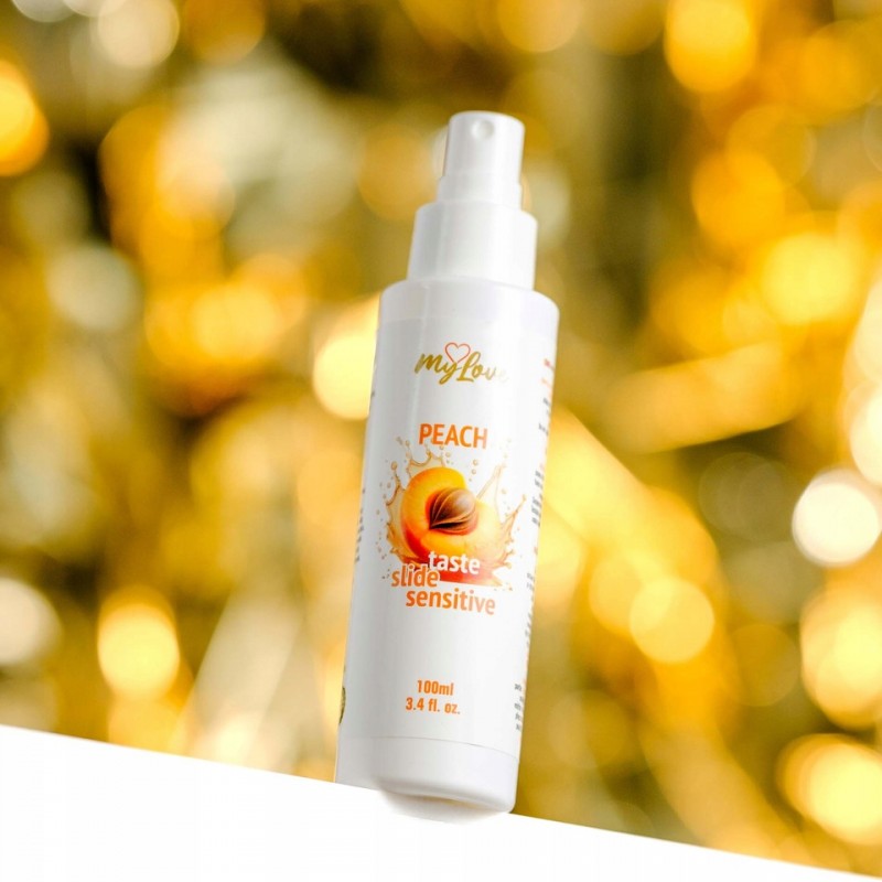 Інтимний гель персик - MyLove Taste Slide Sensitive Peach 100 мл