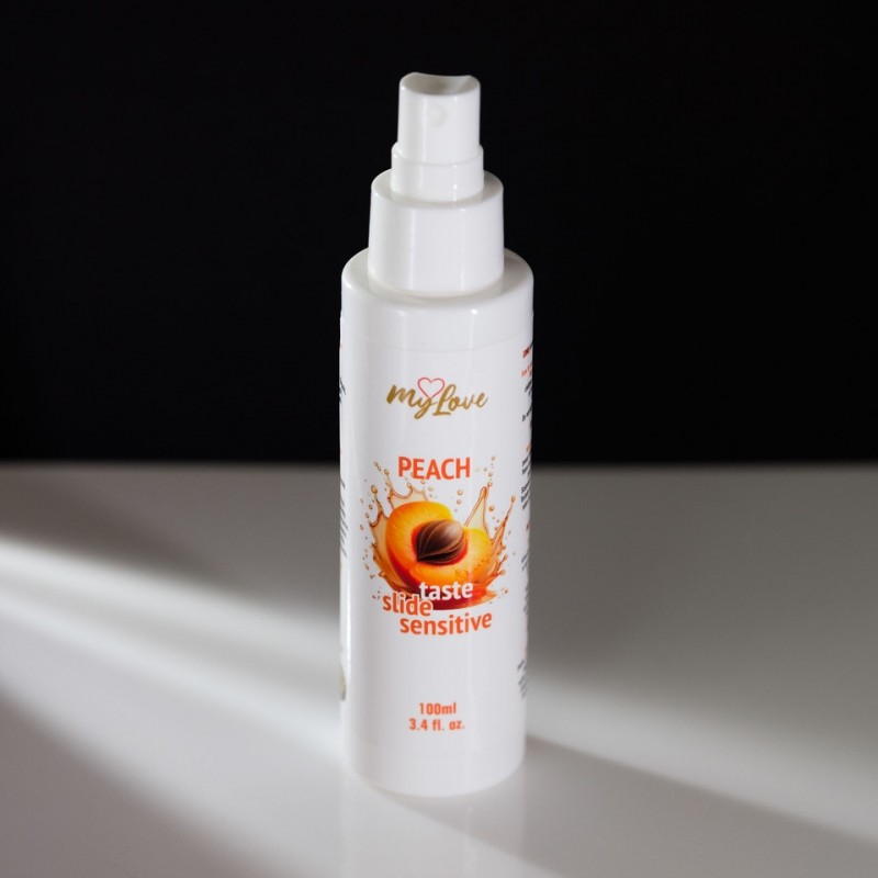 Інтимний гель персик - MyLove Taste Slide Sensitive Peach 100 мл