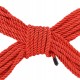 Мотузка БДСМ KINBAKU SHIBARI шнур ЧЕРВОНИЙ бондаж роуп для знерухомлення 10 м