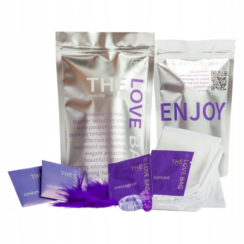 The Love Bag інтимний набір з аксесуарами, ненав'язлива упаковка