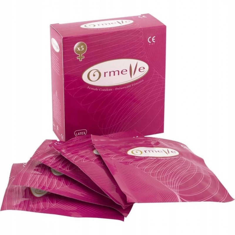 Ormelle Vrouwencondoom 5 шт - жіночий захист, зволожений, латексний