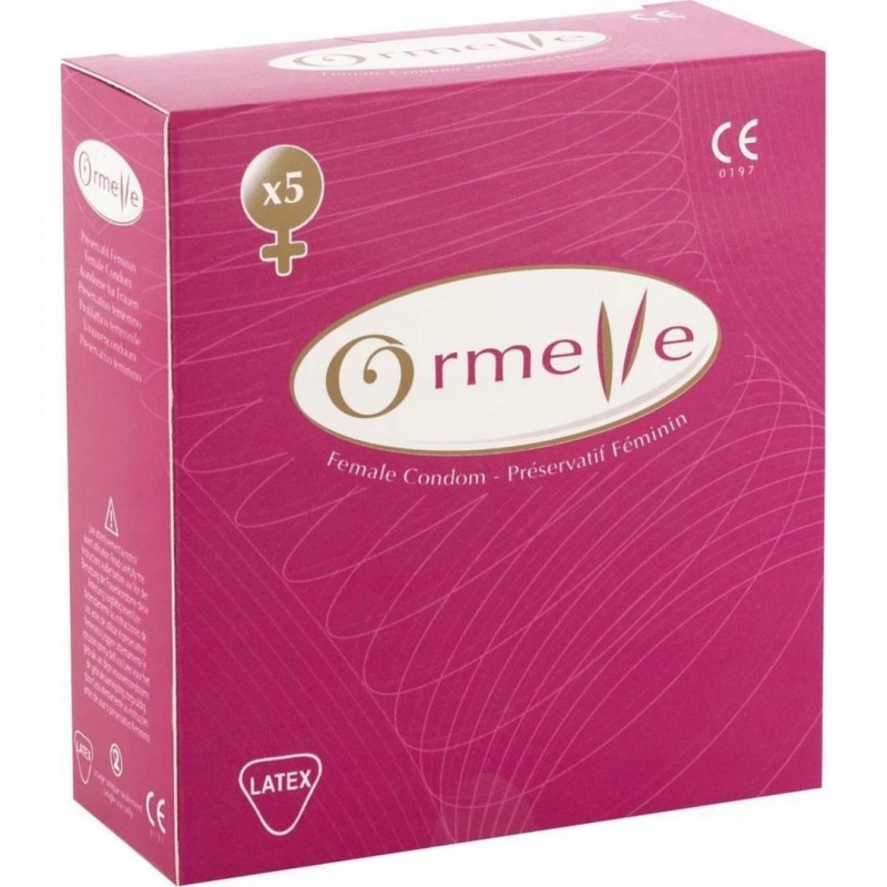 Ormelle Vrouwencondoom 5 шт - жіночий захист, зволожений, латексний