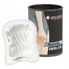 Мастурбатор для чоловіків Mystim Masturbatin Swirl Дівчина білий