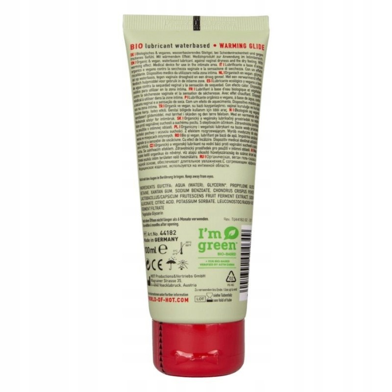 HOT - BIO LUBRICANT WATERBASED WARMING 100 МЛ