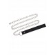 Поводок з ручкою Taboom Chain Leash Black