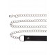 Поводок з ручкою Taboom Chain Leash Black