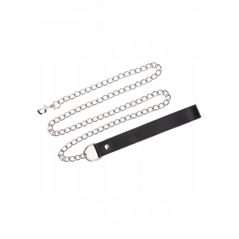 Поводок з ручкою Taboom Chain Leash Black