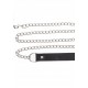 Поводок з ручкою Taboom Chain Leash Black
