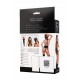 Glossy Kitti, боді та котячі вуха, wetlook, black, XL