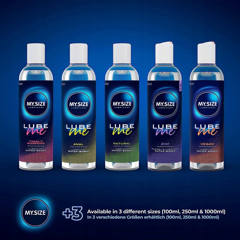 MY.SIZE Lube Me Преміум лубрикант Tingly Warming 250 мл І Інтимний гель